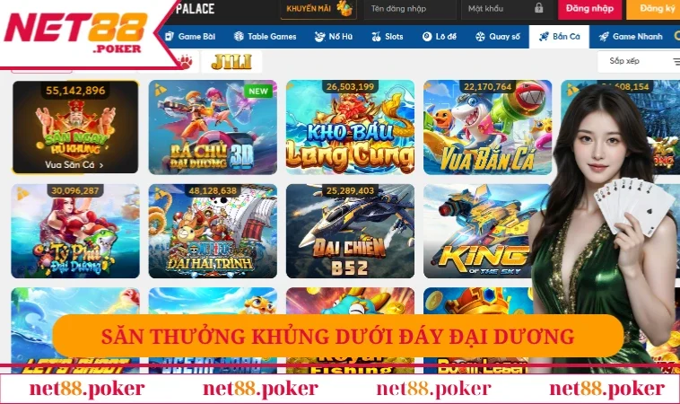 Net88 19 Săn thưởng khủng dưới đáy đại dương